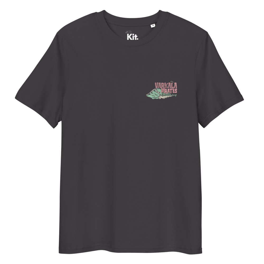 Varkala Surf Club Tee in Grey for Women