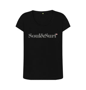 Black Lower Cut S&S T-Shirt