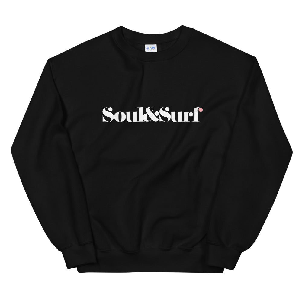 Soul&Surf Sweatshirt in Black for Women